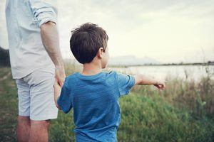 adopted child enjoying national parks week